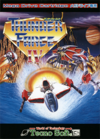 Thunder Force IV JP Sega Mega Drive JP box art